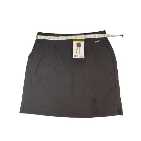 Rafaella Women's Black Skort M Functional Pockets Stretch Waist - Picture 3 of 8